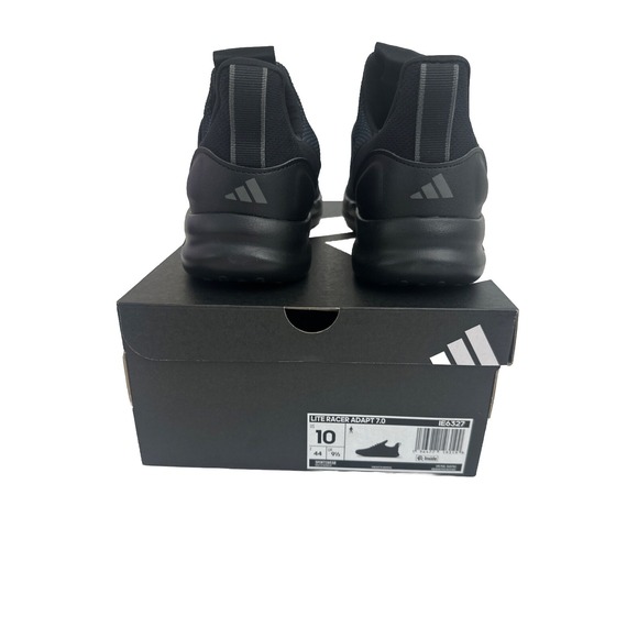 adidas Men\'s Lite Racer Adapt 7.0 Running Shoes Slip On Black GreyIE6327 Sz 10 main image 6